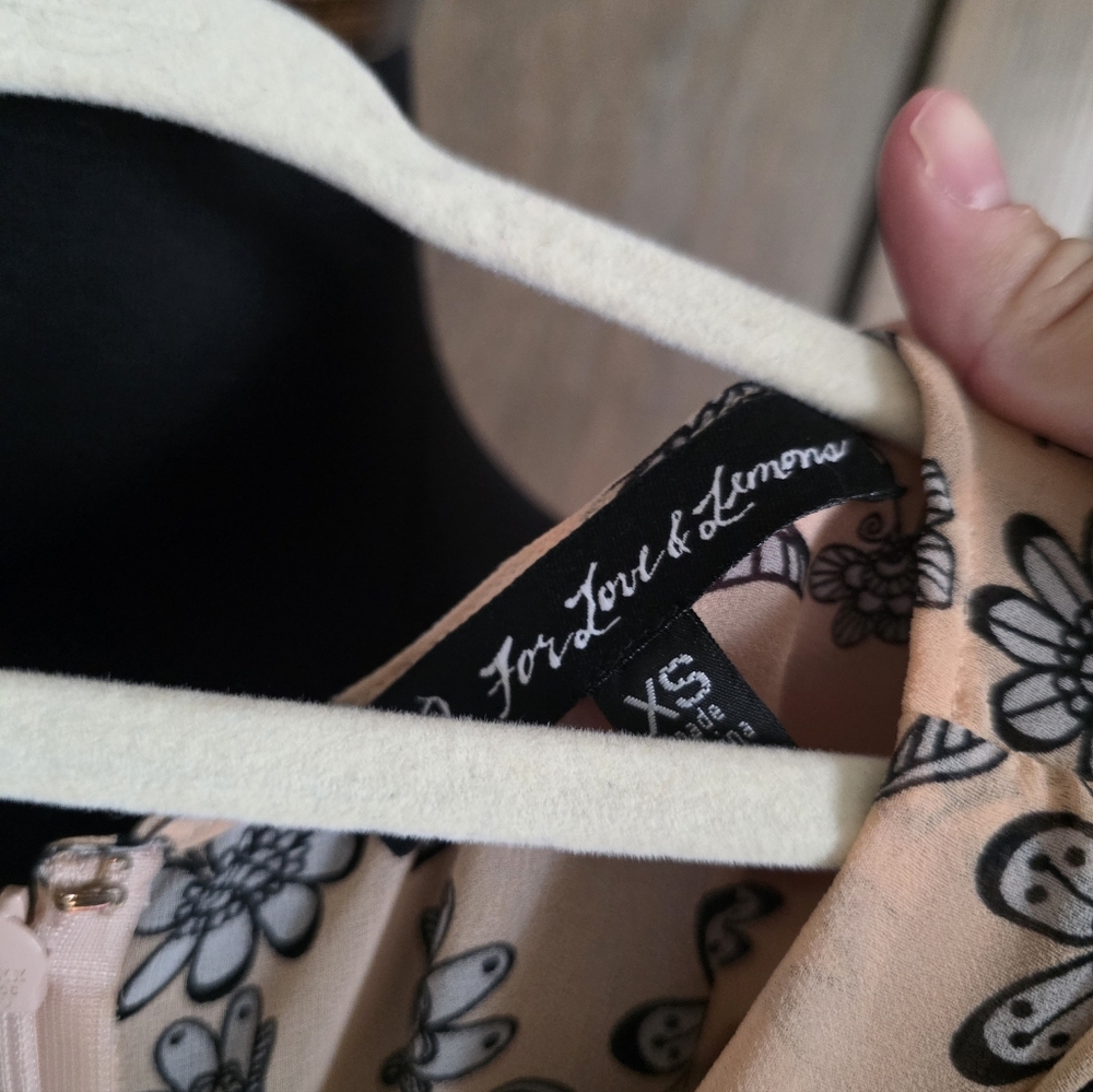For Love And Lemons Peach Floral Dress - Picture 4 of 5